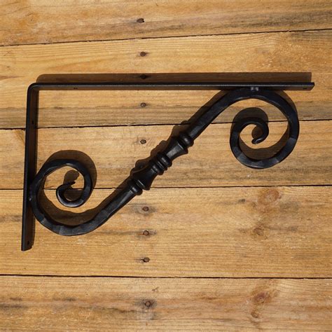 metal shelf brackets vintage|farmhouse shelf brackets wrought iron.